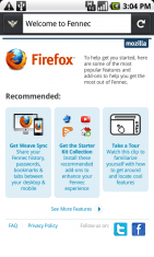   : Mozilla Fennec v1.9.3