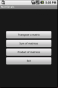 �������� � �����: MatrixCalc