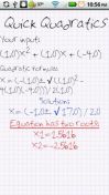   : Quick Quadratics 