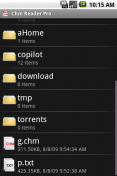   : Android Chm EBook Reader Pro