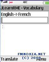 JLearnItME v2.1 J2ME - multilingual translator