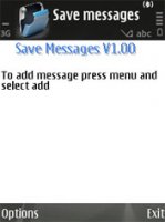 �������� � �����: Save messages