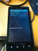 �������� � �����: Droid X Recovery Bootstrap