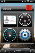   : Shortcuts Widget 